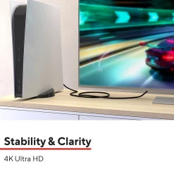 Staples TECH 8 ft. HDMI to HDMI Audio/Video Cable, Male to Male, Black (ST62467)