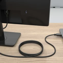 Staples TECH 8 ft. HDMI to HDMI Audio/Video Cable, Male to Male, Black (ST62467)