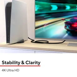 Staples TECH 25 ft. HDMI to HDMI Audio/Video Cable, Male to Male, Black (ST62476)