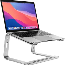 Staples TECH 11.2 x 10.2 Aluminum Laptop Stand, Silver (ST62653)