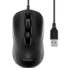 Staples TECH Ambidextrous Optical USB Mouse, Black (ST62598)