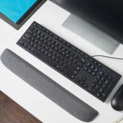 Staples TECH Gel Non-Skid Wrist Rest, Gray (53330)