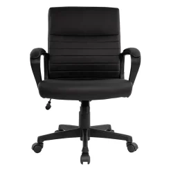 Staples Tervina Ergonomic Luxura Swivel Manager Chair, Black (56904V-CC)