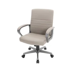 Staples Tervina Ergonomic Luxura Swivel Manager Chair, Taupe (56905V-CC)