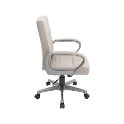 Staples Tervina Ergonomic Luxura Swivel Manager Chair, Taupe (56905V-CC)