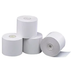 Staples® Thermal Cash Register Paper Rolls, 3 1/8"" x 273 ft., 50 Rolls/Pack (3382)