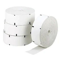 Staples Thermal Cash Register/POS Rolls, 1-Ply, 3 1/8" x 2500', 4/Carton (18330-CC)