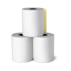 Staples Thermal Cash Register/POS Rolls, 2-Ply, 3" x 90', 50/Carton (18925)