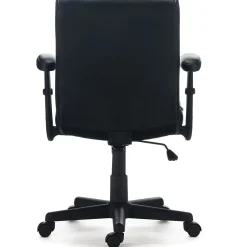 Staples Traymore Ergonomic Faux Leather Swivel Computer and Desk Chair, Black (59425-CC)