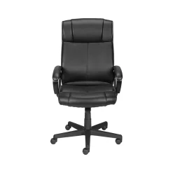 Staples Turcotte Ergonomic Luxura Swivel Computer and Desk Chair, Black (61303-CC)