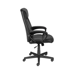 Staples Turcotte Ergonomic Luxura Swivel Computer and Desk Chair, Black (61303-CC)