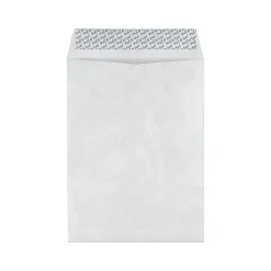 Staples Tyvek EasyClose Catalog Envelopes, 9"L x 12"H, White, 100/Box (SPL17153)
