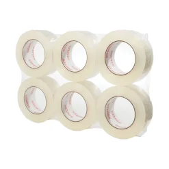 Staples Ultra Heavy Duty Shipping Tape with Hot Melt Adhesive, 1.88" x 110 Yds, Clear, 6/Rolls (10871)