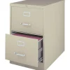 Staples® Vertical File Cabinet, Legal, 2-Drawer, Putty, 25"D (25158D)