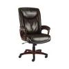 Staples® Westcliffe Ergonomic Leather Swivel Executive Chair, Brown (50219R-CC)
