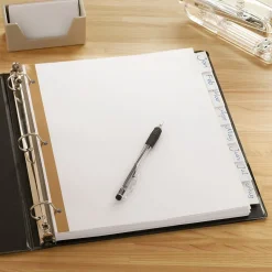 Staples Write-On Dividers, 5-Tab, Assorted Colors (13512/23180)