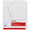 Staples Write-On Write & Erase Paper Divider, 5 Tabs, White/White Tabs, 4 Sets (13508/23175)