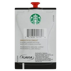 Starbucks Blonde Espresso Coffee Starbucks Verisimo Freshpack, Espresso Roast, 72/Carton (MDR00219)