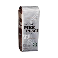 Starbucks Decaf Pike Place Whole Bean Coffee, Medium Roast, 16 oz. (SBK11015640)