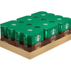 Starbucks Doubleshot Espresso & Cream Cold Brew Coffee, 6.5 fl. oz., 24/Carton (19286)