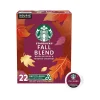 Starbucks Fall Blend Coffee Keurig K-Cup Pods, Medium Roast, 22/Box (12581318)