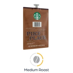 Starbucks Pike Place Coffee Flavia Freshpack, Medium Roast, 80/Carton (MDR01038)