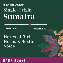 Starbucks Sumatra Coffee Keurig® K-Cup® Pods, Dark Roast, 24/Box (SBK22964)