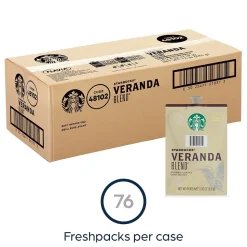 Starbucks Veranda Blend Coffee Flavia Freshpack, Blonde Roast, 80/Carton (MDR01037)