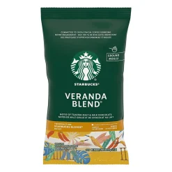 Starbucks Veranda Blend Ground Coffee, Blonde Roast, 2.5 oz., 18/Box (11020676)