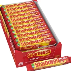 Starburst Original Fruit Chews Candy, 2.07 oz, 36/Box (MMM01151)