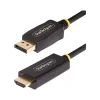 StarTech 6' Active DisplayPort to HDMI Cable, Male to Male, Black (6F-DP-HDMI-4K60-HDR)