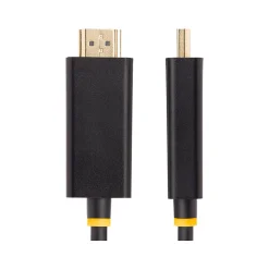 StarTech 6' Active DisplayPort to HDMI Cable, Male to Male, Black (6F-DP-HDMI-4K60-HDR)