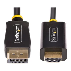 StarTech 6' Active DisplayPort to HDMI Cable, Male to Male, Black (6F-DP-HDMI-4K60-HDR)