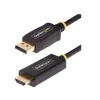 StarTech 10' Active DisplayPort to HDMI Adapter Cable, Male to Male, Black (10F-DP-HDMI-4K60-HDR)