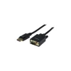 StarTech 6' DisplayPort to VGA Adapter Converter Cable, Black (DP2VGAMM6B)