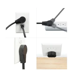 StarTech 10' Extension Cord, 16 AWG, Black (RTPAC10110)