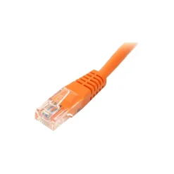 StarTech 15 ft Cat5e Orange Molded RJ45 UTP Cat 5e Patch Cable, 15ft Patch Cord