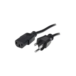 StarTech 6 ft Standard Computer Power Cord, NEMA5-15P to C13, power cable, 6 ft (2711927)
