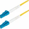StarTech 98.4' LC Network to LC Network Networking Cable, Male, Yellow (SPSMLCLCOS230M)