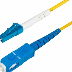 StarTech 32.8' LC Network to LC Network Networking Cable, Male, Yellow (SPSMLCSCOS210M)
