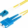 StarTech 9.84' LC Network to SC Network Networking Cable, Male, Yellow (SMLCSCOS23M)