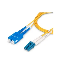 StarTech 6.56' LC Network to SC Network Networking Cable, Male, Yellow (SMLCSCOS22M)