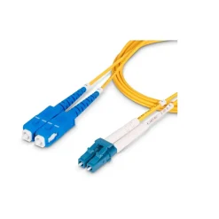 StarTech 16.4' LC Network to SC Network Networking Cable, Male, Yellow (SMLCSCOS25M)