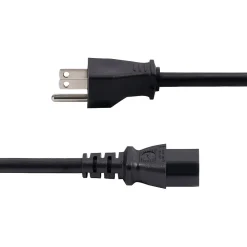 StarTech 8' NEMA 5-15P to C13 Power Cable, Male to Female, Black (271B-6800-POWER-CORD)