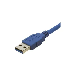 Startech® 1' Superspeed A To B Male/Male USB 3.0 Cable, Blue