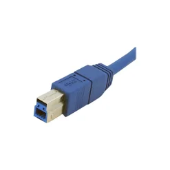 Startech® 1' Superspeed A To B Male/Male USB 3.0 Cable, Blue