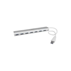StarTech 38.6" Type-A USB Female/Male Hub, Silver/White (ST73007UA)