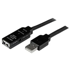 StarTech 16.4' USB 2.0 Male to Female Extension Cable, Black