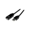 StarTech 32.81' USB 2.0 M/F Active Extension Cable, Black