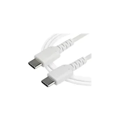 StarTech 3.3' USB C Male/C Male, White (RUSB2CC1MW)